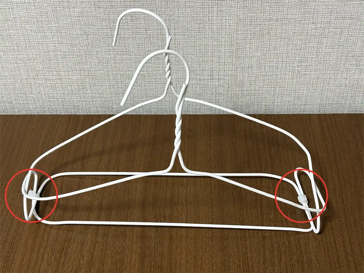 ワイヤーハンガーの画像