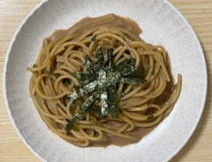 ねりゴマパスタの写真（撮影：grapeフード編集部）