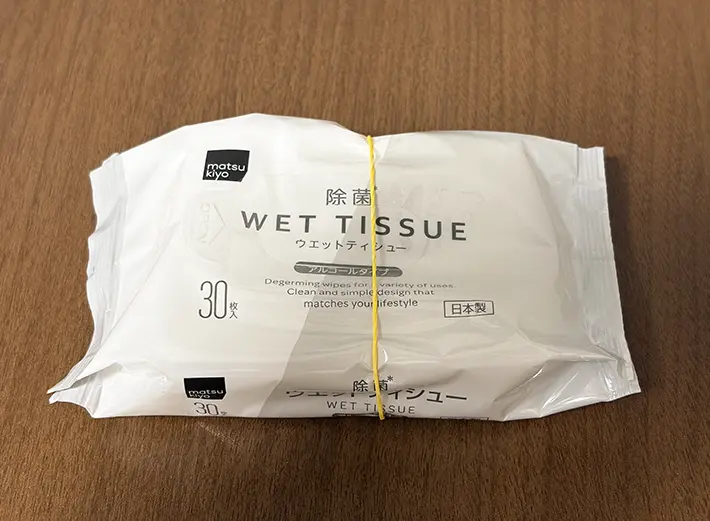 ウェットティッシュの画像