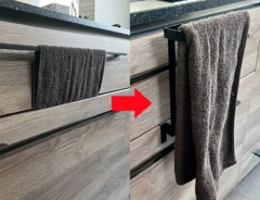 「タオルがすぐ巻き込まれる」問題から卒業！　キッチンで活躍するタオルハンガーに「発想がステキ」「こんな商品探してた」
