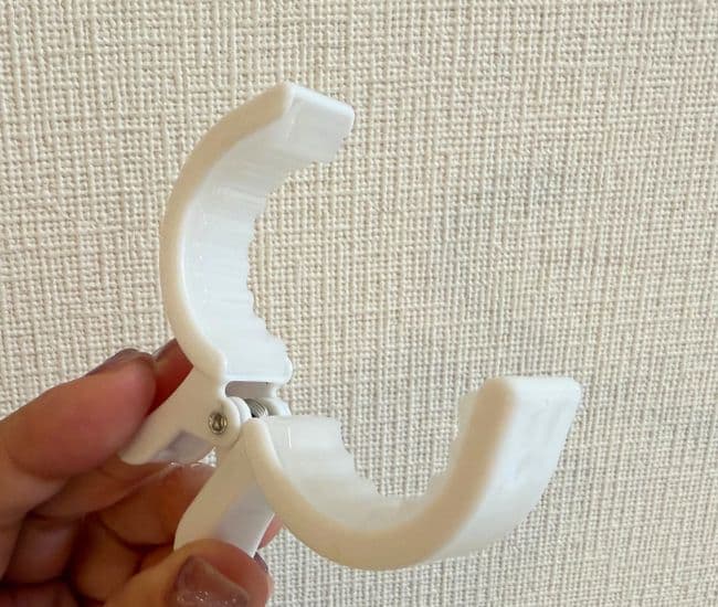 コードクリップを開いた写真（撮影：grapeライフハック編集部）