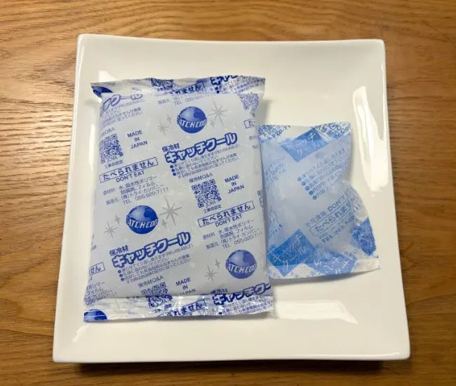 保冷剤の写真（撮影：grapeライフハック編集部）