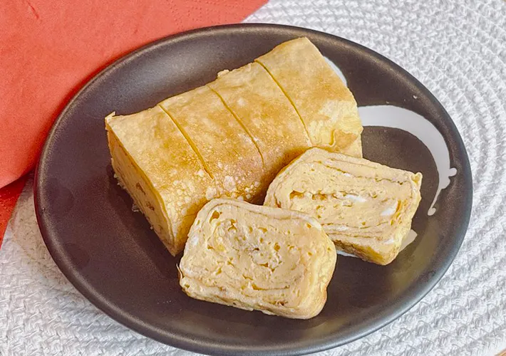 『カルピス入り玉子焼き』の完成写真（撮影：キジカク）
