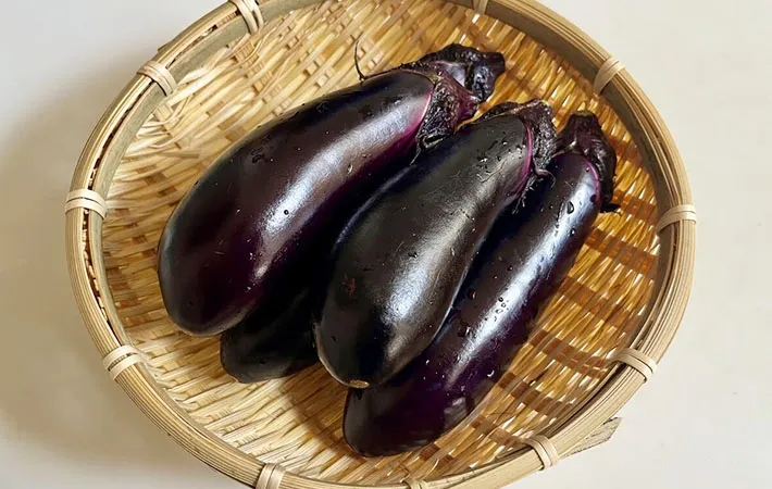 ナスの画像（撮影:エニママ）