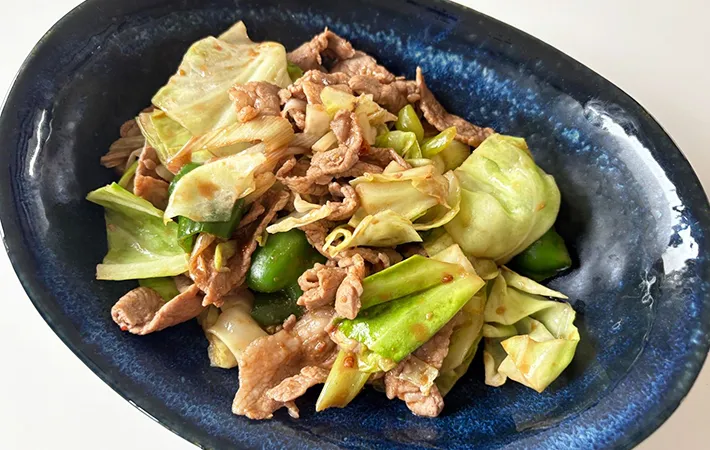 『チョコレート回鍋肉』の完成画像（撮影：エニママ）