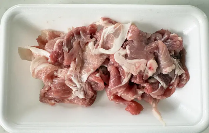 豚こま肉の画像（撮影：エニママ）