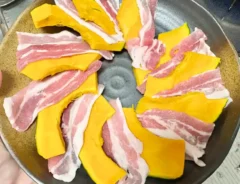 カボチャと豚肉