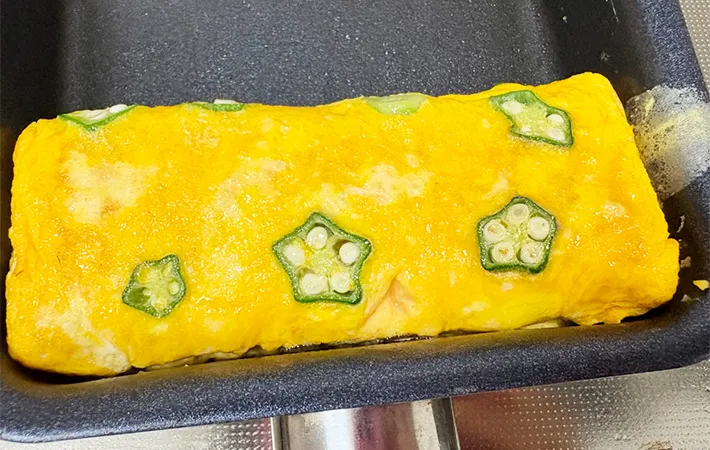 巻き終わった玉子焼きの画像（撮影：エニママ）