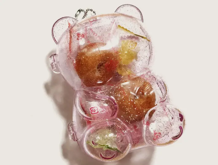 菓子を入れた画像（撮影：エニママ）