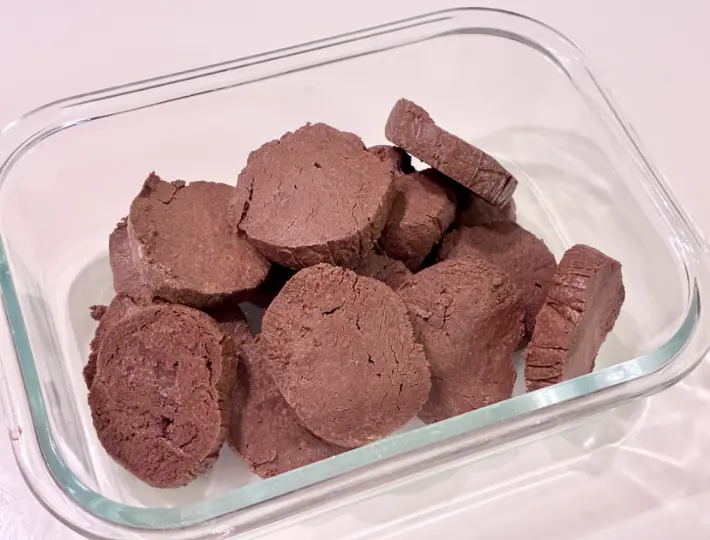完成したチョコクッキーの画像（撮影：エニママ）