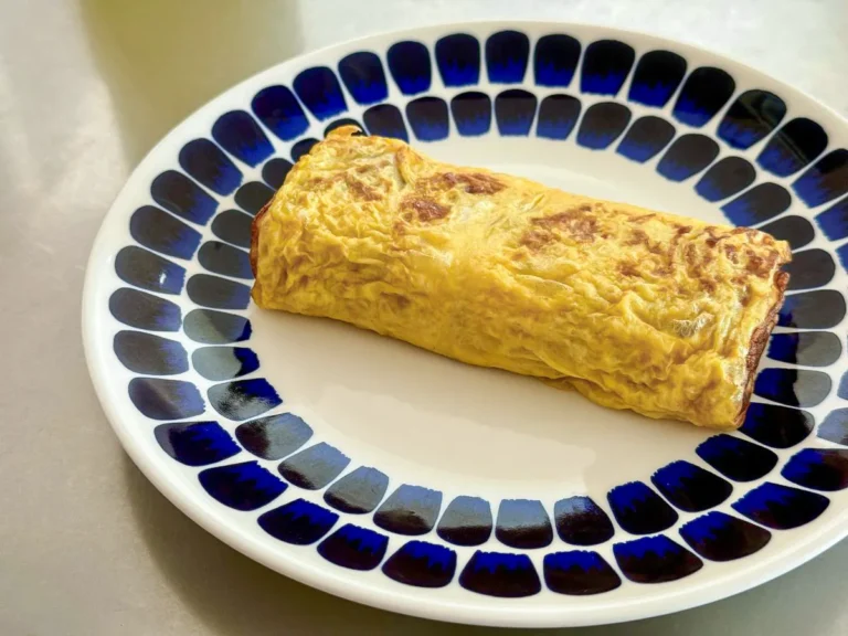 『ハチミツチーズ玉子焼き』の完成写真(撮影:grapeフード編集部)