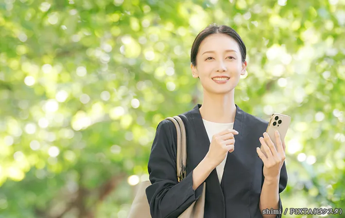 女性の写真