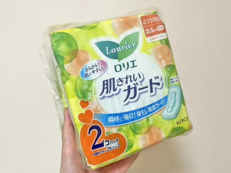 生理用ナプキンの写真（撮影：grape編集部）