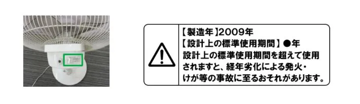 製品の表示場所の写真