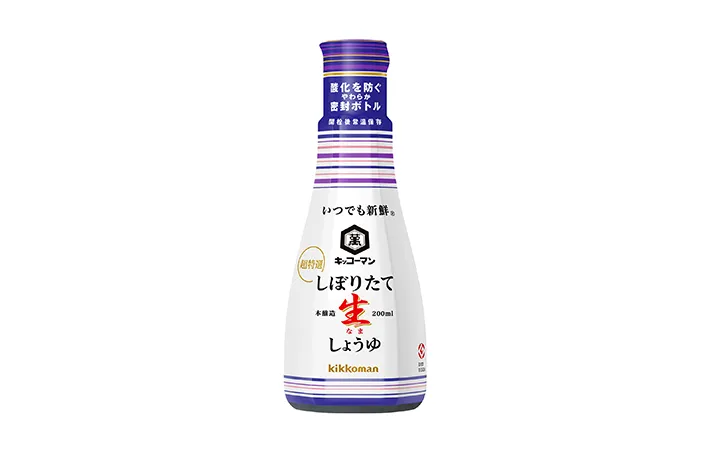 『キッコーマン いつでも新鮮 しぼりたて生しょうゆ』の写真