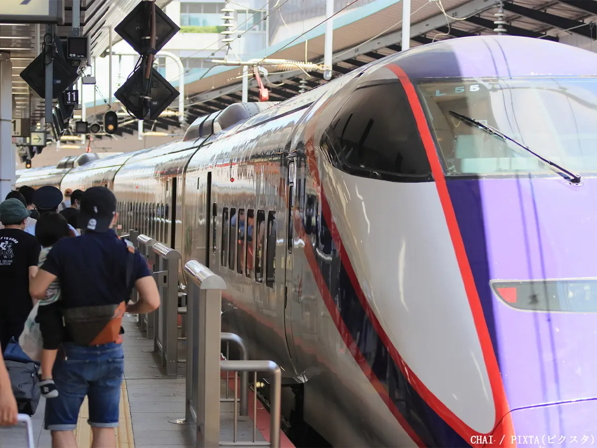 新幹線の駅の写真
