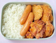 茶色い弁当の写真