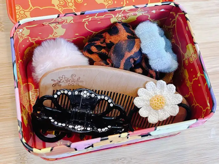 クッキー缶の活用写真（撮影：キジカク）