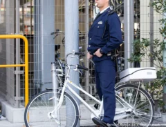 取り締まりをする警察官のイメージ写真