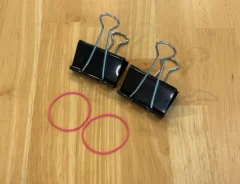 ダブルクリップの画像