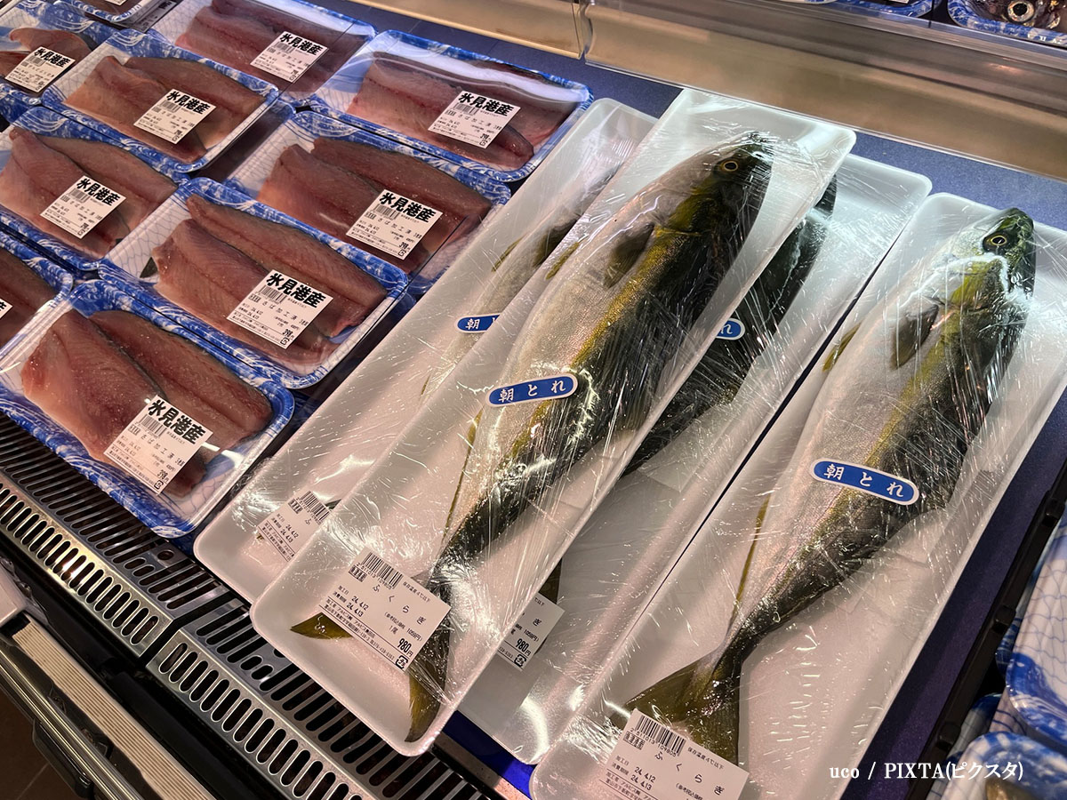 鮮魚コーナーのイメージ写真