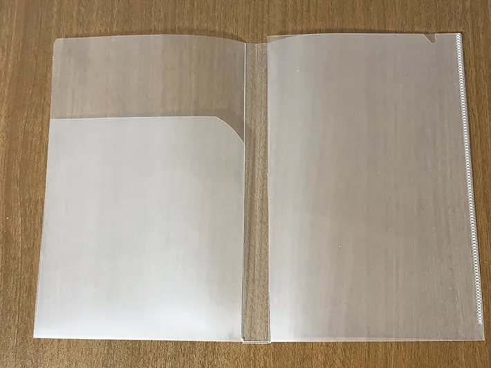 クリアファイルの画像