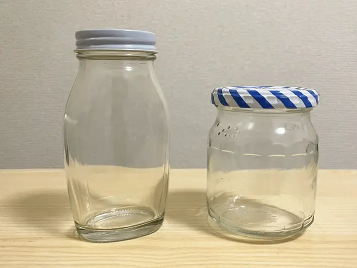 空きビンの写真（撮影：grapeライフハック編集部）