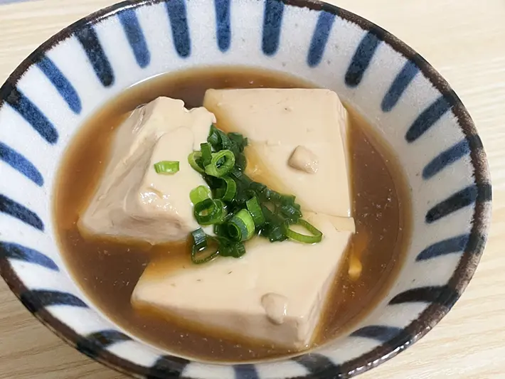 完成した湯豆腐の写真（撮影：grapeフード編集部）