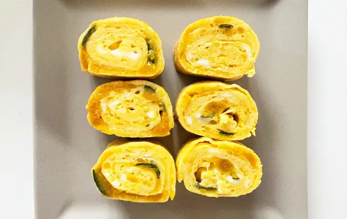 カボチャ入り玉子焼きの完成画像（撮影：エニママ）
