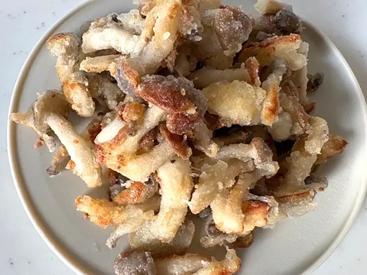 シメジから揚げ
