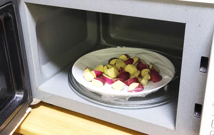 電子レンジで加熱する前の画像（撮影：エニママ）