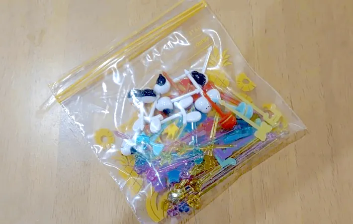 仕分け前のピックの画像（撮影：エニママ）