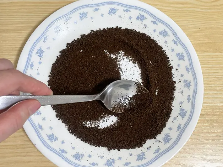 コーヒーグラウンズの写真（撮影：grapeライフハック編集部）