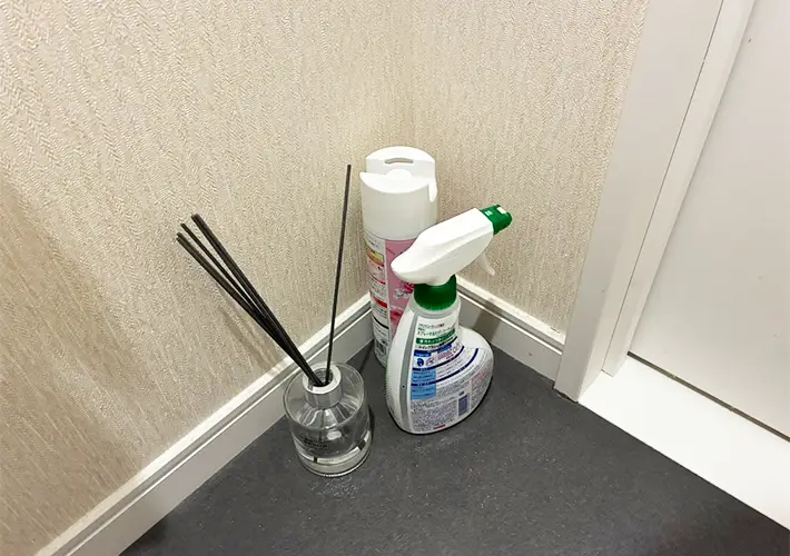 トイレグッズの写真（撮影：grapeライフハック編集部）
