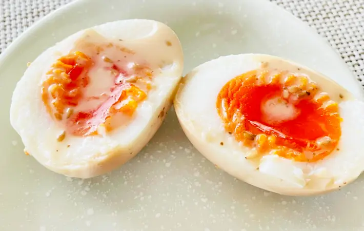 ごまドレッシング味玉の画像（撮影：エニママ）