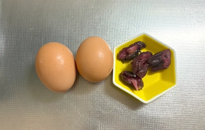 卵としば漬けの画像（撮影：エニママ）
