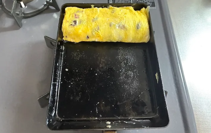完成した玉子焼きの画像（撮影：エニママ）