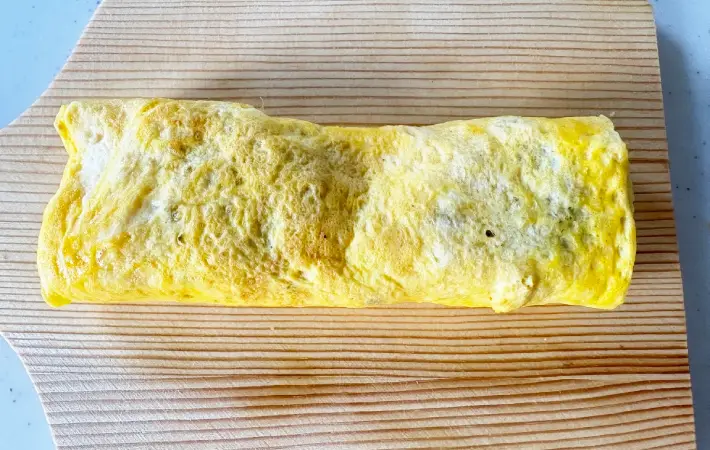 焼きあがった玉子焼きの画像（撮影：エニママ）
