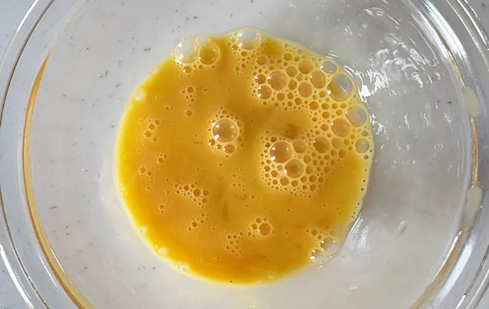 溶き卵の画像（撮影：エニママ）