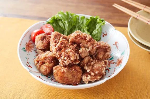 かつお節を使って作った唐揚げ
