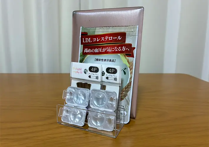 デスク仕切りスタンドの写真（撮影：grapeライフハック編集部）