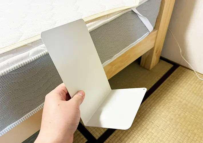 ブックエンドの活用写真（撮影：grapeライフハック編集部）
