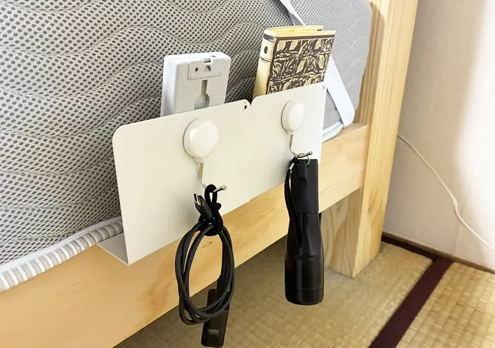 ブックエンドの活用写真（撮影：grapeライフハック編集部）
