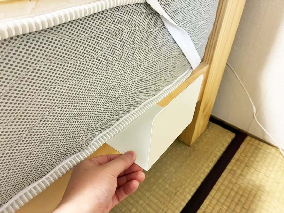 ブックエンドの活用写真（撮影：grapeライフハック編集部）