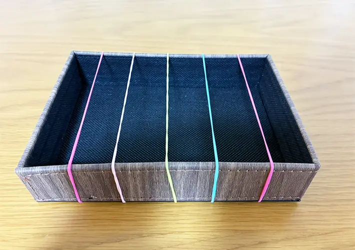 輪ゴムの活用写真（撮影：grapeライフハック編集部）