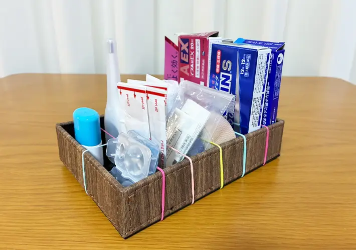 輪ゴムの活用写真（撮影：grapeライフハック編集部）