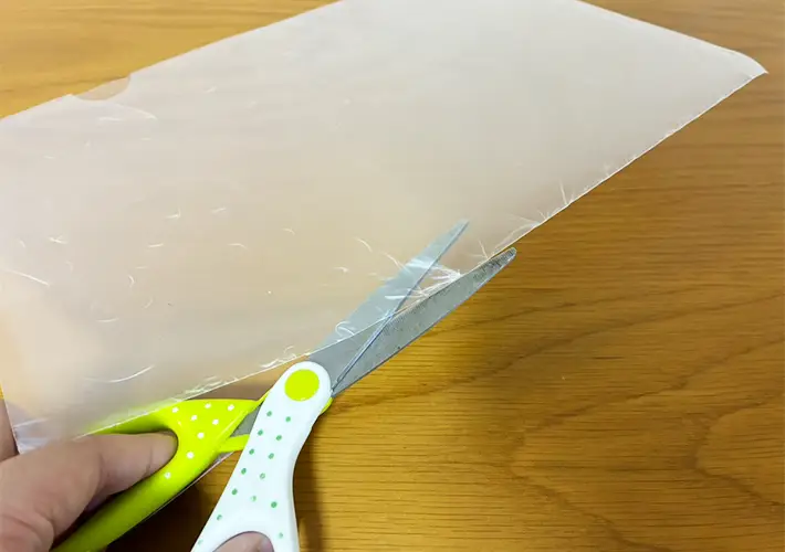 クリアファイルの活用写真（撮影：grapeライフハック編集部）