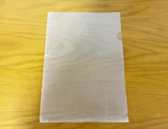 クリアファイルの写真（撮影：grapeライフハック編集部）