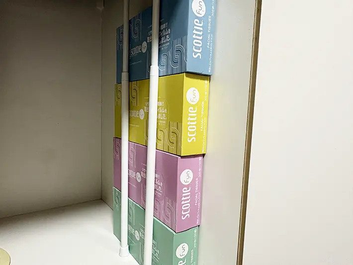 つっぱり棒の画像