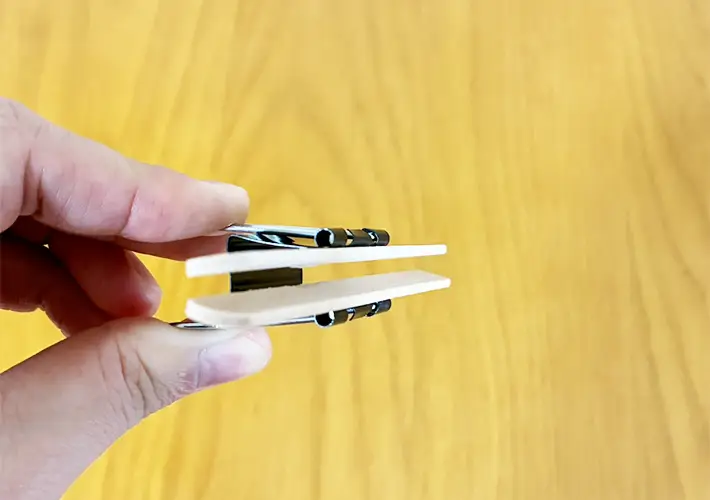 ダブルクリップの活用写真（撮影：grapeライフハック編集部）